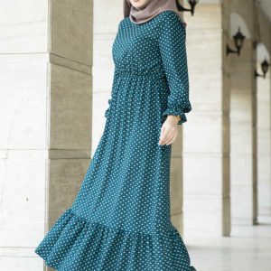 Abaya à pois