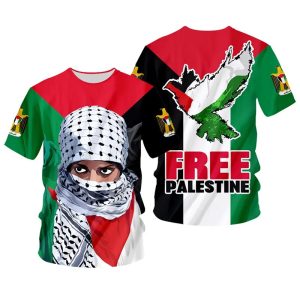 T-shirt 100 % coton Palestine Lives Matter